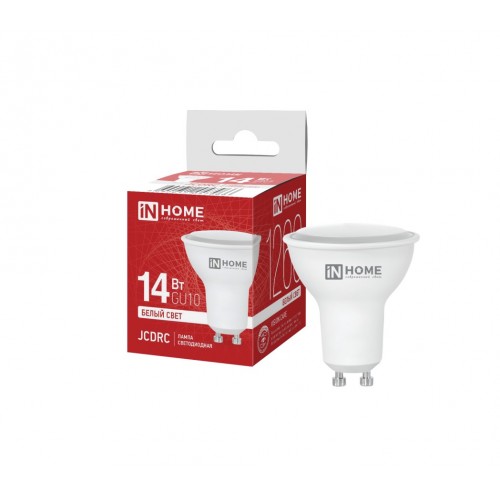 Лампа светодиодная LED-JCDRC-VC 14Вт 230В GU10 4000K 1260Лм IN HOME