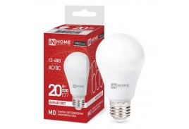 Лампа светодиодная низковольтная LED-MO-PRO 20Вт 12-48В Е27 4000К 1650Лм IN HOME