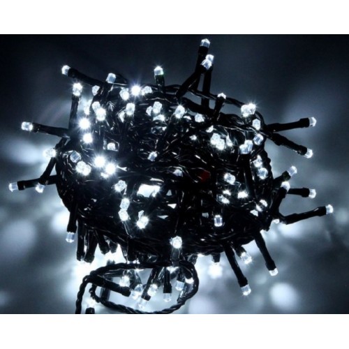 LD050C-GW Электрогирлянда Нить 50 белых  LED, 5м, 8 режимов IP44
