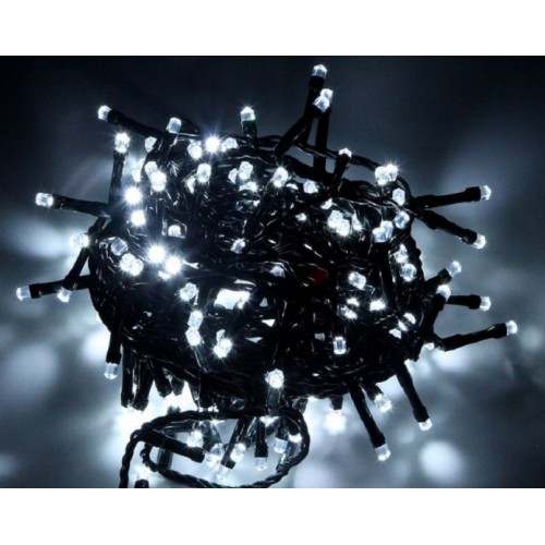 LD050C-GWW Электрогирлянда Нить 50 белых  LED, 5м, 8 режимов, IP44