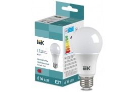 LED Bulb A60 510lm 4000K E27 IEK