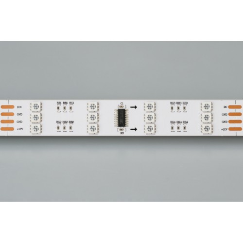 Лента SPI-5000 12V RGB (5060, 480 LED x3,1812) (Arlight, Открытый, IP20)