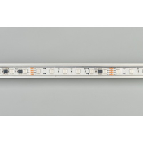 Лента SPI-5000P-5060-60 24V Cx6 RGB-Auto (12mm, 13.2W/m, IP66) (Arlight, Закрытый, IP66)