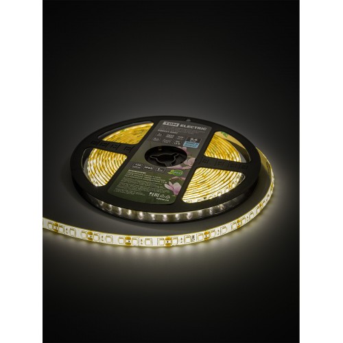 Лента светодиодная SMD2835-120 LED/м-IP65-12 В-9,6 Вт/м-4000 К (5 м) блистер TDM