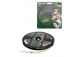 Лента светодиодная SMD2835-60 LED/м-IP65-12 В-4,8 Вт/м-3000 К (5 м) блистер TDM