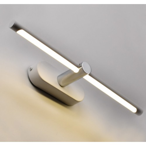 LIGHTING Светильник светодиодный 5114 настенный 9Вт 4000К IP44 белый/хром IEK