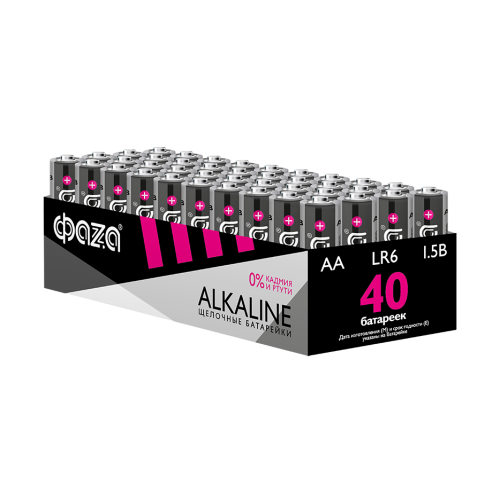 LR 6 (алкалин. эл. питания) LR 6        ФАZА Alkaline Pack-40