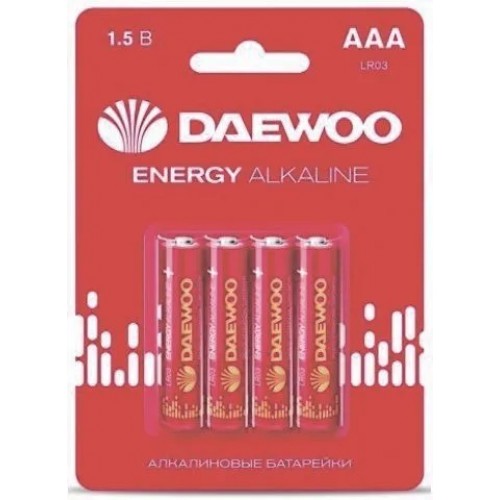 LR03        DAEWOO Energy Alkaline BL-4