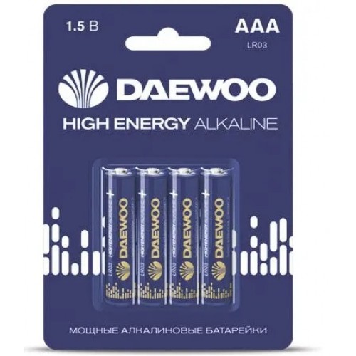 LR03        DAEWOO High Energy Alkaline BL-4