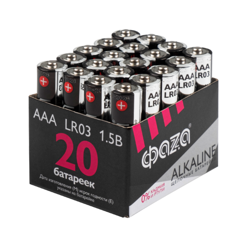 LR03       ФАZА Alkaline Pack-20