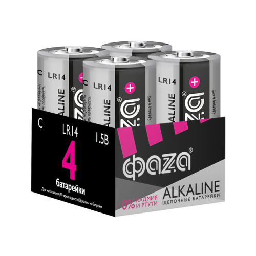 LR14 (алкалин. эл. питания) LR14       ФАZА Alkaline Pack-4