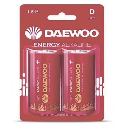 LR20        DAEWOO Energy Alkaline BL-2