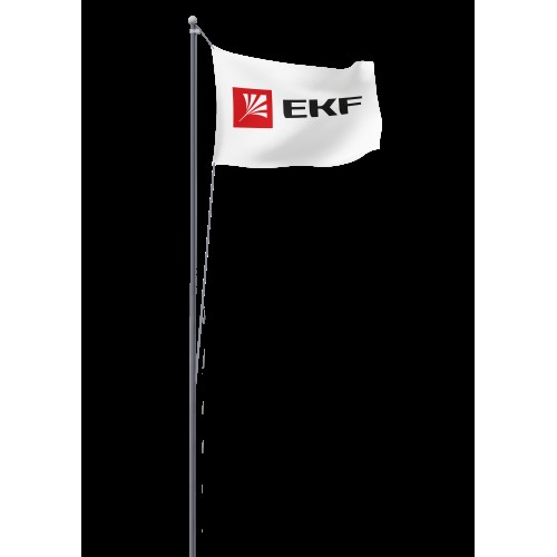 Мачта молниеприемная секционная активная стальная c флагом ММСАС-Ф-16 L=16м EKF PROxima