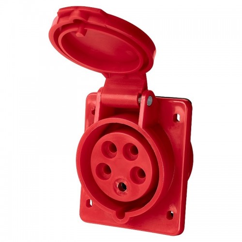 Розетка 415 скрытой установки IP44 16А 3Р+РЕ+N 380В TDM