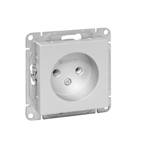 Механизм розетки RJ45 - 2шт, (cat5), алюминий Эпика EKF