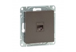 Механизм розетки RJ45 (cat5), мокко Эпика EKF