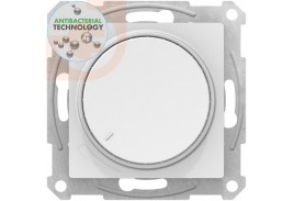 Механизм светорегулятора поворотно-нажимного AtlasDesign 630Вт бел. SchE