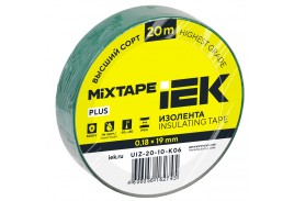 MIXTAPE 5 Изолента 0,18х19мм зеленая 20м IEK