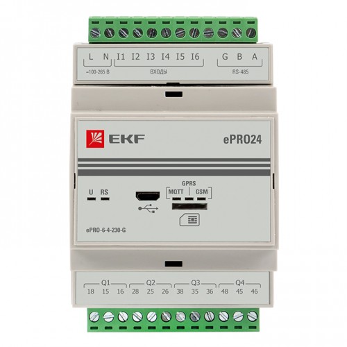 Модуль базовый ePRO удаленного управления 6вх4вых 230В GSM EKF PROxima