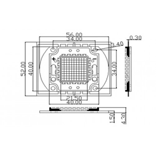 Мощный светодиод ARPL-30W-EPA-5060-DW (1050mA) (Arlight, -)