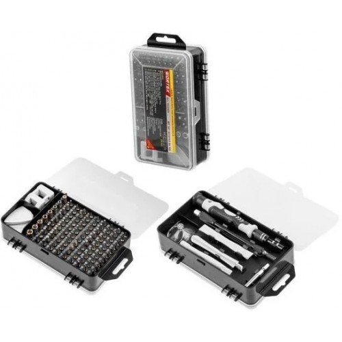 Набор бит WORTEX BS 115 (4 мм) (Диаметр 4 мм. В комплекте переходник на 1/4".)