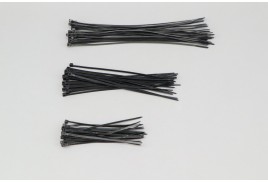 Набор хомутов 2,5х100; 2,5х150; 2,5х200 черные (75шт/упак) IEK
