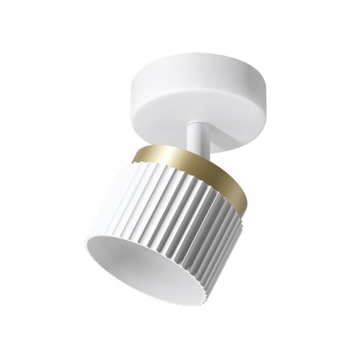 Накладной светильник WOLTA WSL-GX53/19WG-2 MUSE под лампу GX53 Белый/Золото D85x140