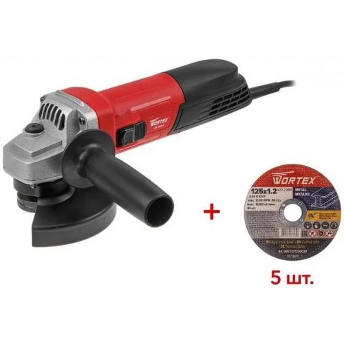 Одноручная углошлифмашина WORTEX AG 1213-4 в кор