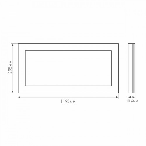 Панель IM-S300x1200-40W Warm3000 (WH, 120 deg, 230V) (Arlight, IP40 Металл, 3 года)