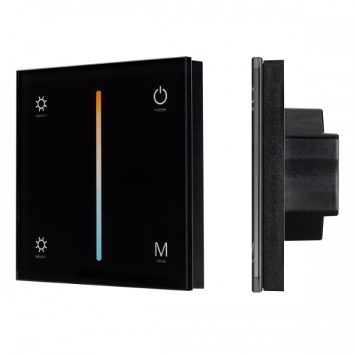 Панель SMART-P21-MIX-G-IN Black (12-24V, 4x3A, Sens, 2.4G) (Arlight, IP20 Пластик, 5 лет)