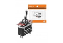 Переключатель-тумблер KN3C-123AAH 1P 250В AC/DC 15А (3c) ON-OFF-ON без фиксации TDM