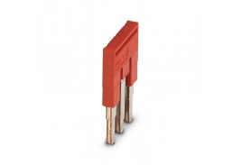 ПЕРЕМЫЧКА FBS 3-5 НА 3 ПОЛЮСА, ДЛЯ КЛЕММ 5,2MM, 24A, КРАСНАЯ