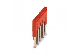 ПЕРЕМЫЧКА FBS 5-5 НА 5 ПОЛЮСОВ, ДЛЯ КЛЕММ 5,2MM, 24A, КРАСНАЯ