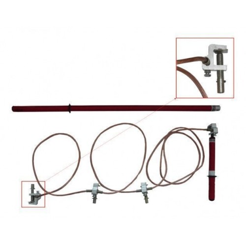 Переносное заземление ЗПП- 15 (сеч.пр.=16мм кв) для РУ до 1 кВ