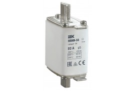 Плавкая вставка предохранителя ППНИ-33, габарит 00, 80А IEK