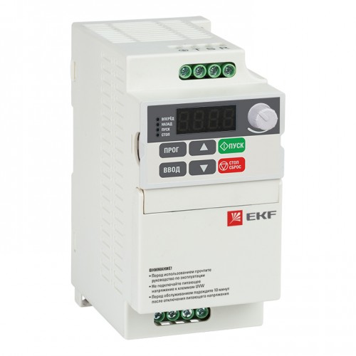 Преобразователь частоты 0,7 кВт 1х230В VECTOR-75 compact EKF Basic