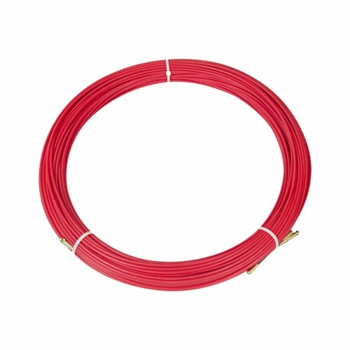 Протяжка кабельная (мини УЗК в бухте), стеклопруток, d=3,5мм, 100м красная REXANT