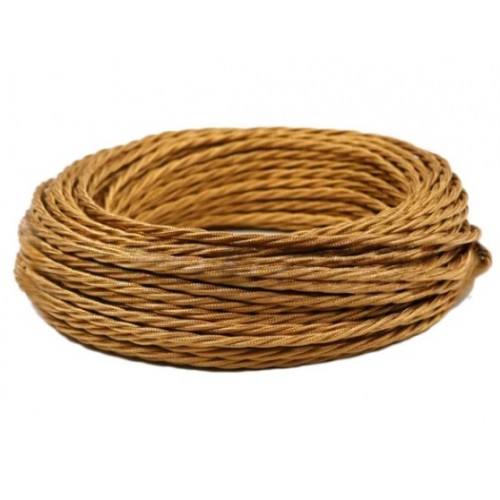 Провод монтажный витой ПВХ 2х1,5мм, цвет - бронза (бухта 5м), ТМ "МезонинЪ" GE70101-36 GE70101-36