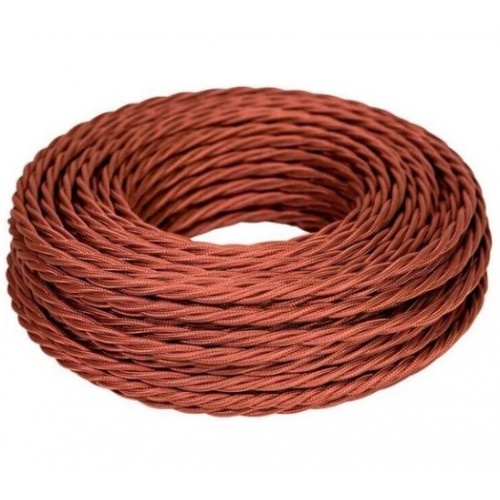 Провод монтажный витой ПВХ 2х1,5мм, цвет - коричневый (бухта 5м), ТМ "МезонинЪ" GE70101-04 GE70101-04
