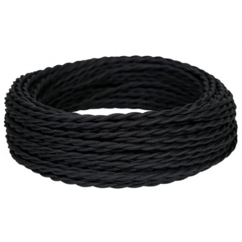 Провод монтажный витой ПВХ  3х1,5мм, цвет - черный (бухта 50м),ТМ "МЕЗОНИНЪ" GE70151-05