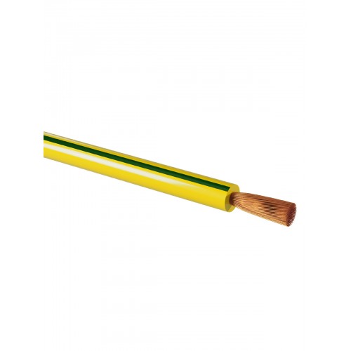 Провод ПуГВ 1*0,75 ГОСТ (100м), желто-зеленый TDM