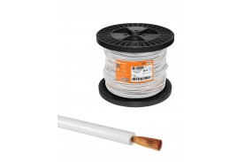Провод ПуГВ 1*4,0 ГОСТ на катушке (150м), белый TDM