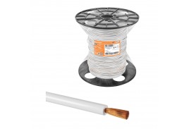 Провод ПуГВнг(А)-LS 1*10,0 ГОСТ на катушке (150м), белый TDM