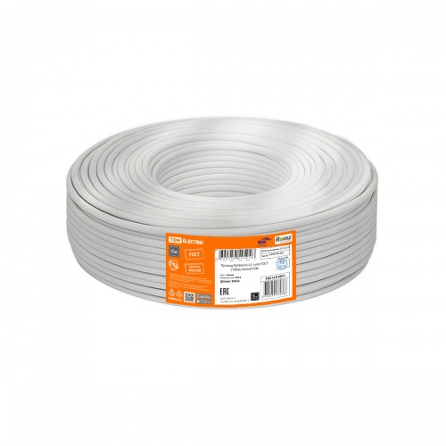 Провод ПуГВнг(А)-LS 1*4,0 ГОСТ (100м), белый TDM