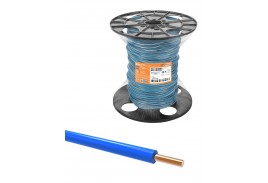 Провод ПуВнг(А)-LS 1*10,0 ГОСТ на катушке (150м), синий TDM
