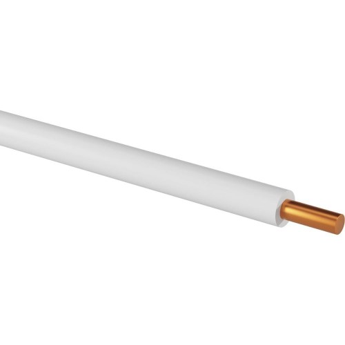 Провод ПуВнг(А)-LS 1*10,0 ГОСТ на катушке  (180м), белый TDM