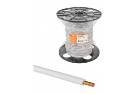 Провод ПуВнг(А)-LS 1*4,0 ГОСТ на катушке (300м), белый TDM