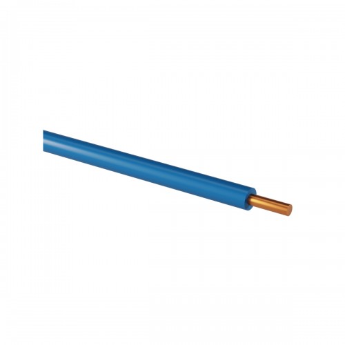 Провод ПуВнг(А)-LS 1*4,0 ГОСТ на катушке (300м), синий TDM