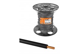 Провод ПуВнг(А)-LS 1*4,0 ГОСТ на катушке (450м), черный TDM