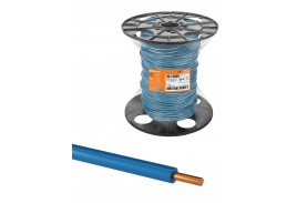 Провод ПуВнг(А)-LS 1*4,0 ГОСТ на катушке (450м), синий TDM